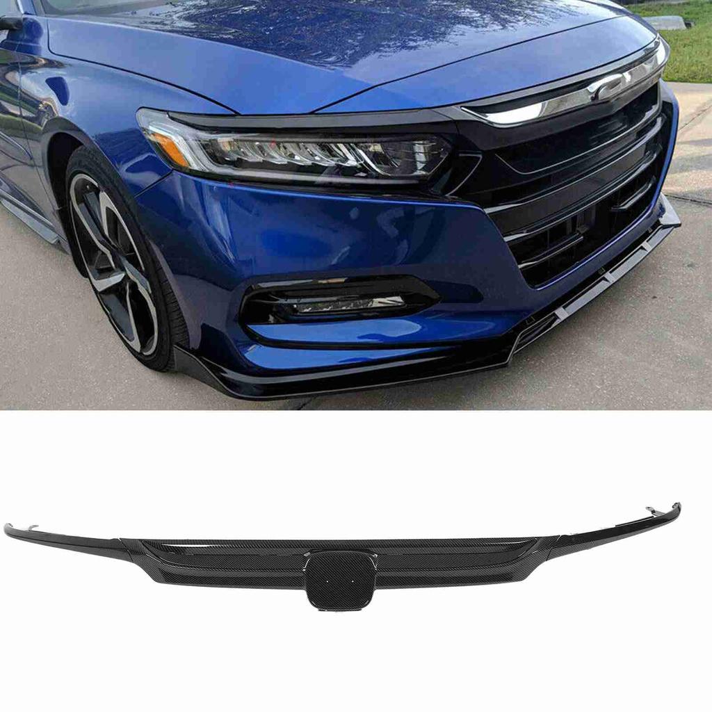 Front Bumper Upper Grill Cover and Eyebrow Headlight Eyebrow Cover for 2018 to 2021