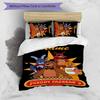 3pcs Freddy Bear1 Cover Set - Personalized Name, HD Printed Bedding with 1 Cover and 2 Pillowcases - Perfect for Home Decor, Easy Care