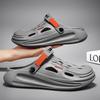 Fashion Summer Clogs Slippers Men Clogs Slippers Soft Sole Breathable Beach Men Home Slippers Outdoor Antiskid