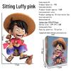 Straw Hat Luffy & Zoro Pink Sitting Pose Trendy Toy Figure - Boxed Car Ornament
