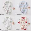 Baby Cotton Footed Romper With Long Sleeves For Newborns And Infants