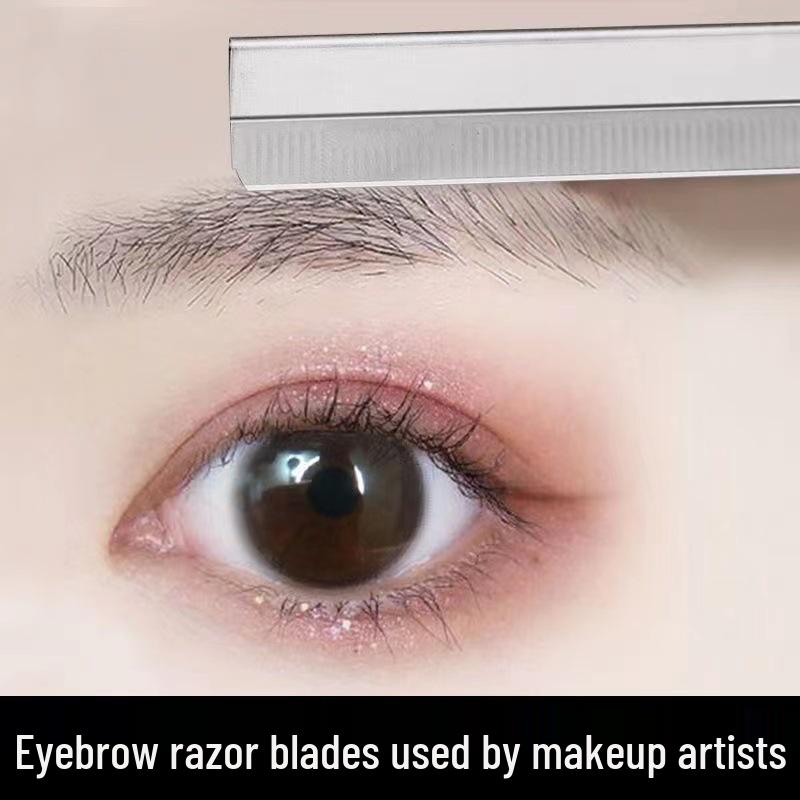 Stainless Steel Disposable Eyebrow Shaver with Wavy Microblading Blades