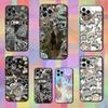 Funny Raccoon Animal For iPhone 12,16,11,14,15,17,13,X,Mini,SE,XS,Plus,Pro Max,8,7,XR,Soft Silicone Black Case