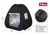 Children's Foldable Indoor/Outdoor Secret Base Tent - Black Sunshade Toy House