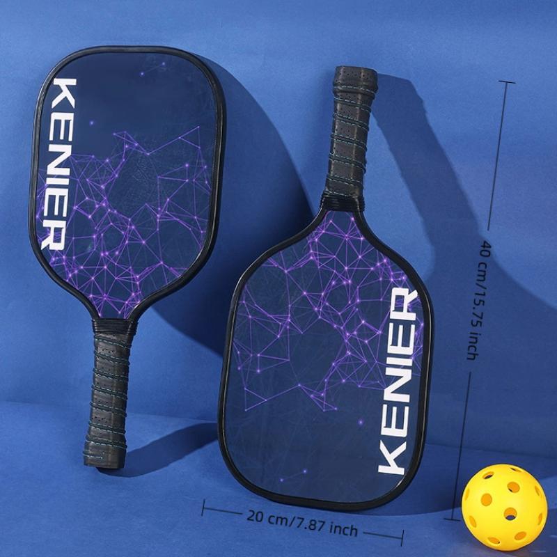 Professional Pickleball Set 2-Player Wood Paddle Racquets 4 Ball Pickleball Rackets Ball Sets Portable Bag
