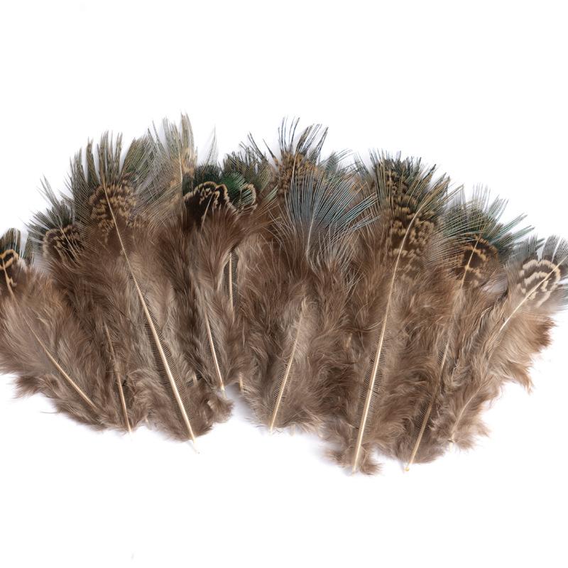 80 Natural Pheasant Feather Decorative Diy Jewelry Hair Accessories Material Cat Stick Toy Accessories