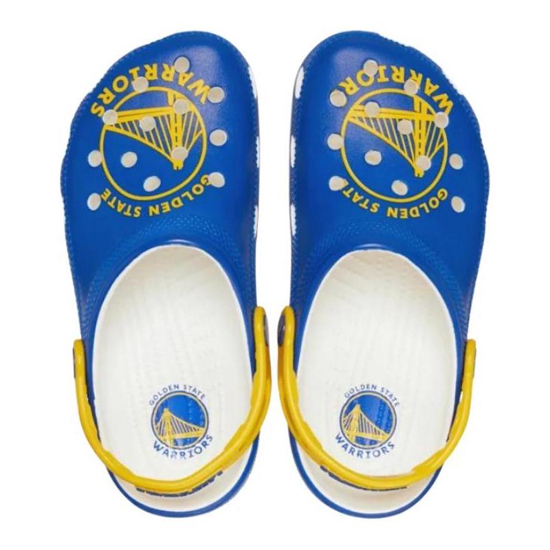 Crocs Klasyczne Klapki Nba Golden State Warriors Unisex Niebieskie