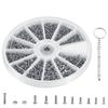 1000Pcs Micro Screws Nuts Assortment Kit Stainless Steel M1-M1.6 3-in-1 Screwdriver for Eyeglass Watch Repair