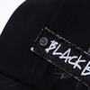 BLACKBLOND Vividi Side Patch Shadow Graffiti Logo Cap (Black)