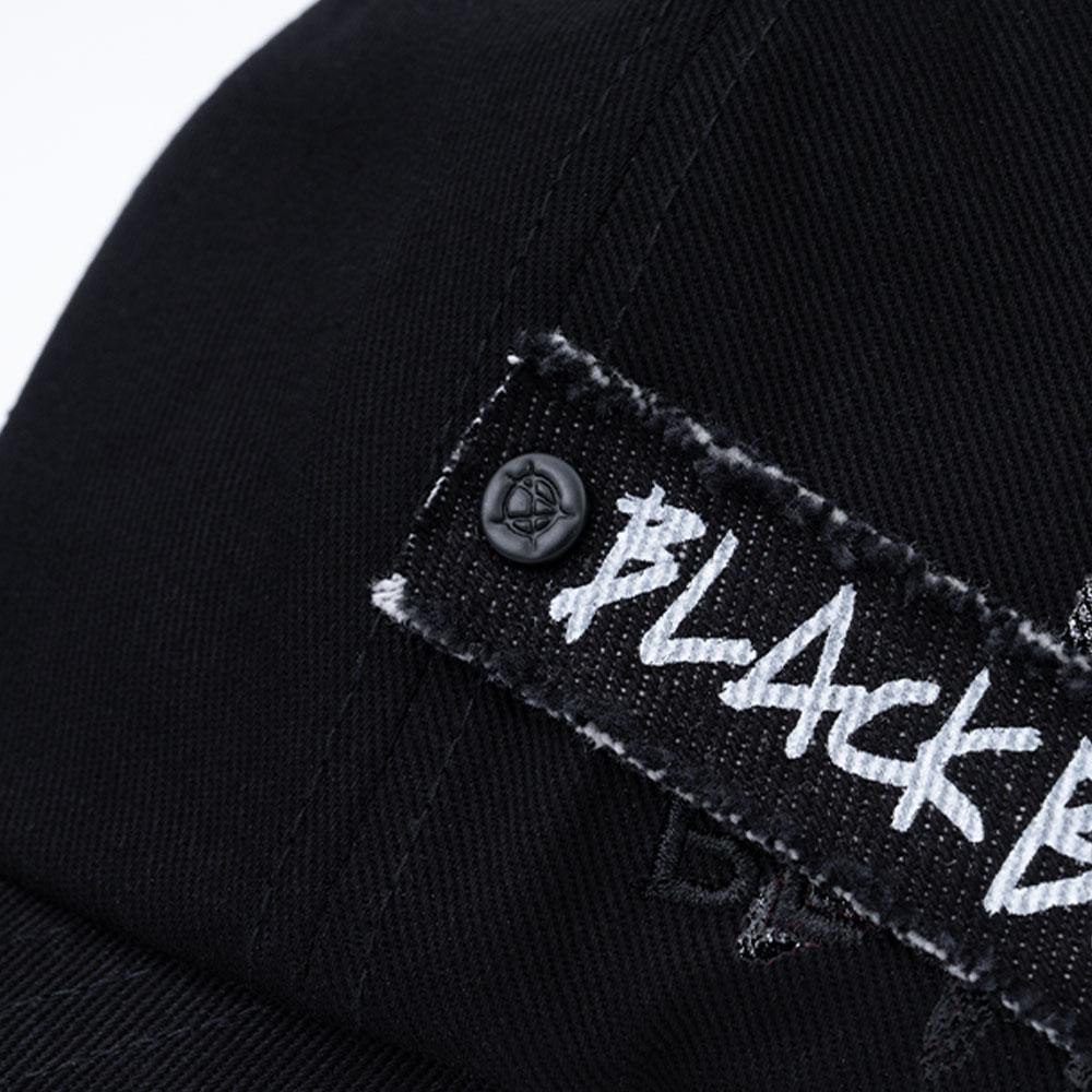 BLACKBLOND Vividi Side Patch Shadow Graffiti Logo Cap (Black)
