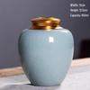 Longquan Celadon Ceramic Tea Caddy