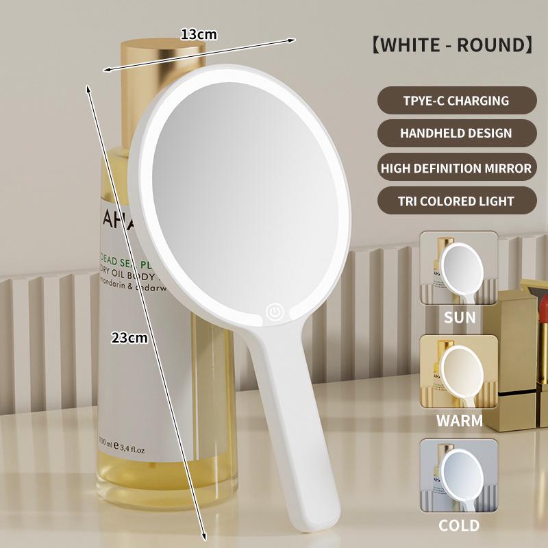 Portable Rechargeable LED Makeup Mirror with Light Fill