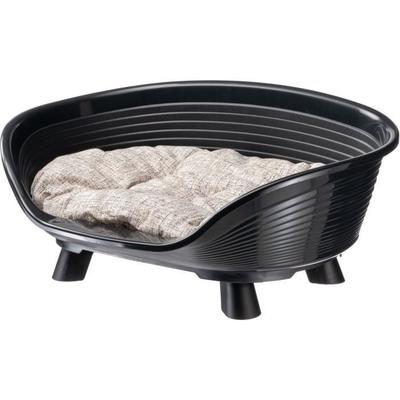 Basket Bed Cushion Relax Black - Size M - 64 X 48 X 25 Cm - FERPLAST