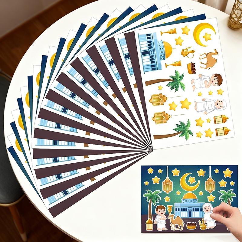 Ramadan Decorations  Ramadan Stickers Temporary Tattoo Sticker Muslim Party Supplies Ramadan Mubarak Accessories