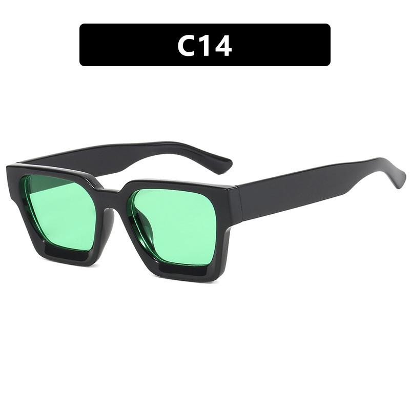 Čtvercové sluneční brýle, Stejné sluneční brýle, Trendy personalizované dámské sluneční brýle