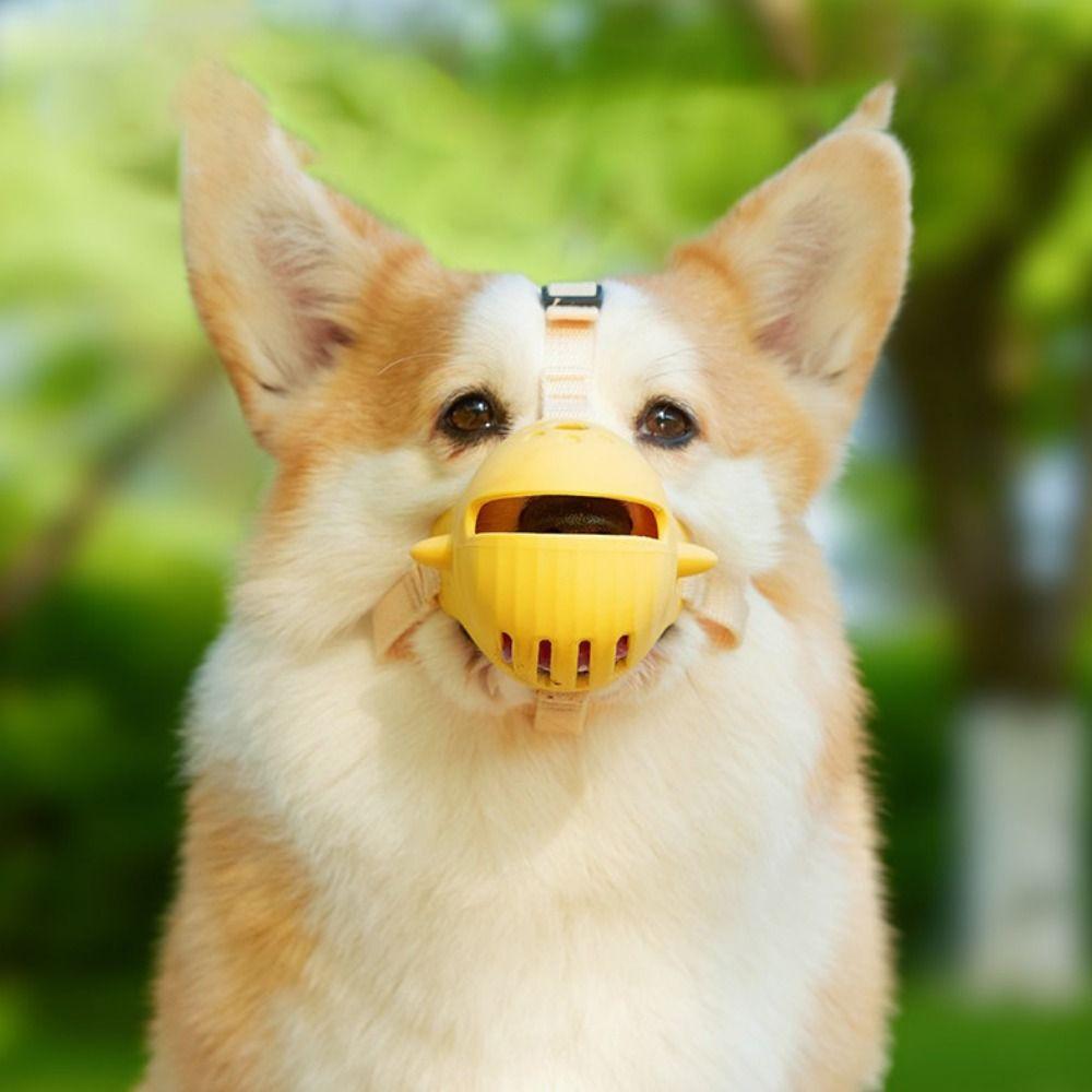 

Whale Shape Anti-Barking Dog Muzzle Adjustable Dog Mouth Mask for Dogs Puppy L зелений