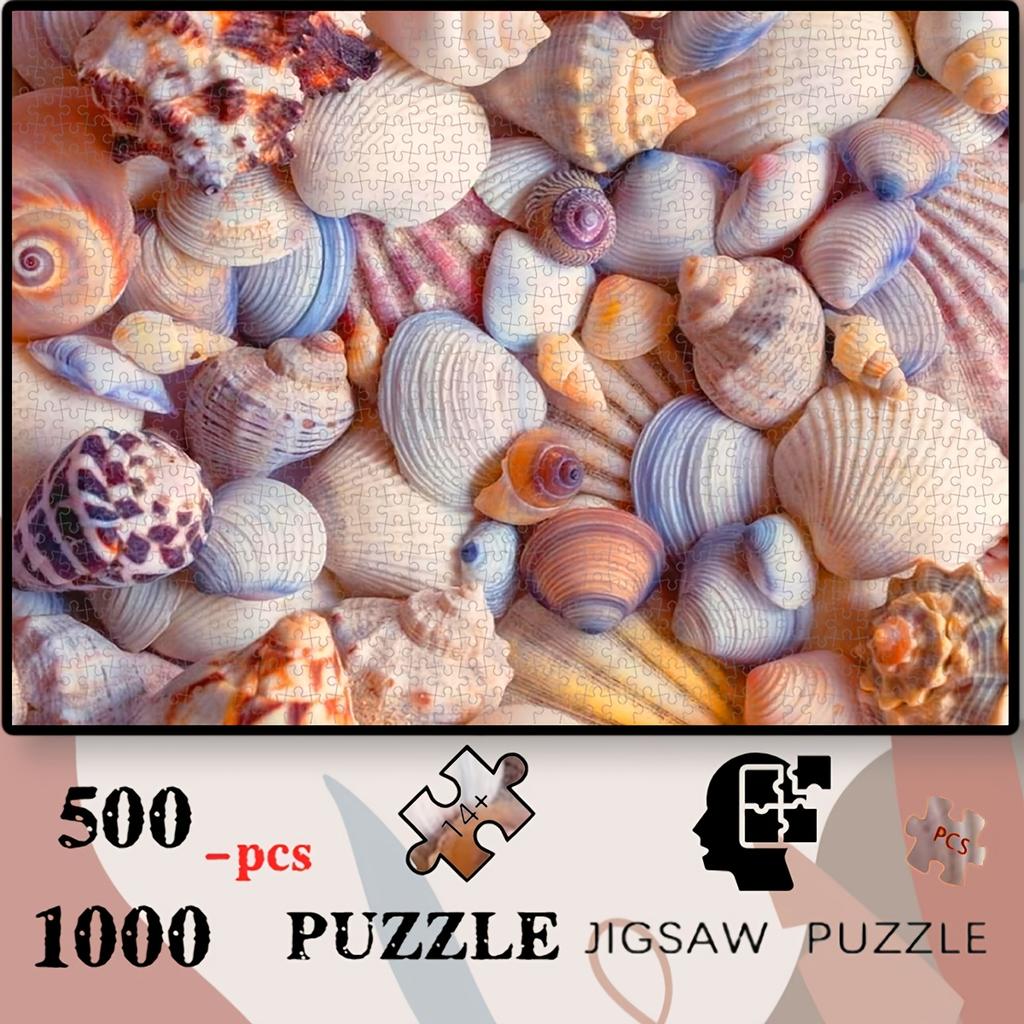 500pcs/1000pcs Jigsaw Puzzle, Immersive Puzzle Assembly, Spend Cozy Time Together, Find Inner Peace Through Focus, High-Quality Material with Tight Fi