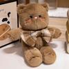 Tie Bow Cat Plush Toy Animal Dolls Pp Cotton Home Decortion Kids Birthday Gifts