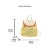 Travel Outdoor Drawstring Backpack Dopamine Color Hiking Shoulder Bag Fruit Nylon Backpack  Girls