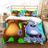 Copripiumino Federa Set Biancheria da Letto Cartone Animato Grizzy Lemmings Adulto Ragazzo Ragazza Decorazione Camera da Letto Regalo per Bambini Singolo Matrimoniale Grande74