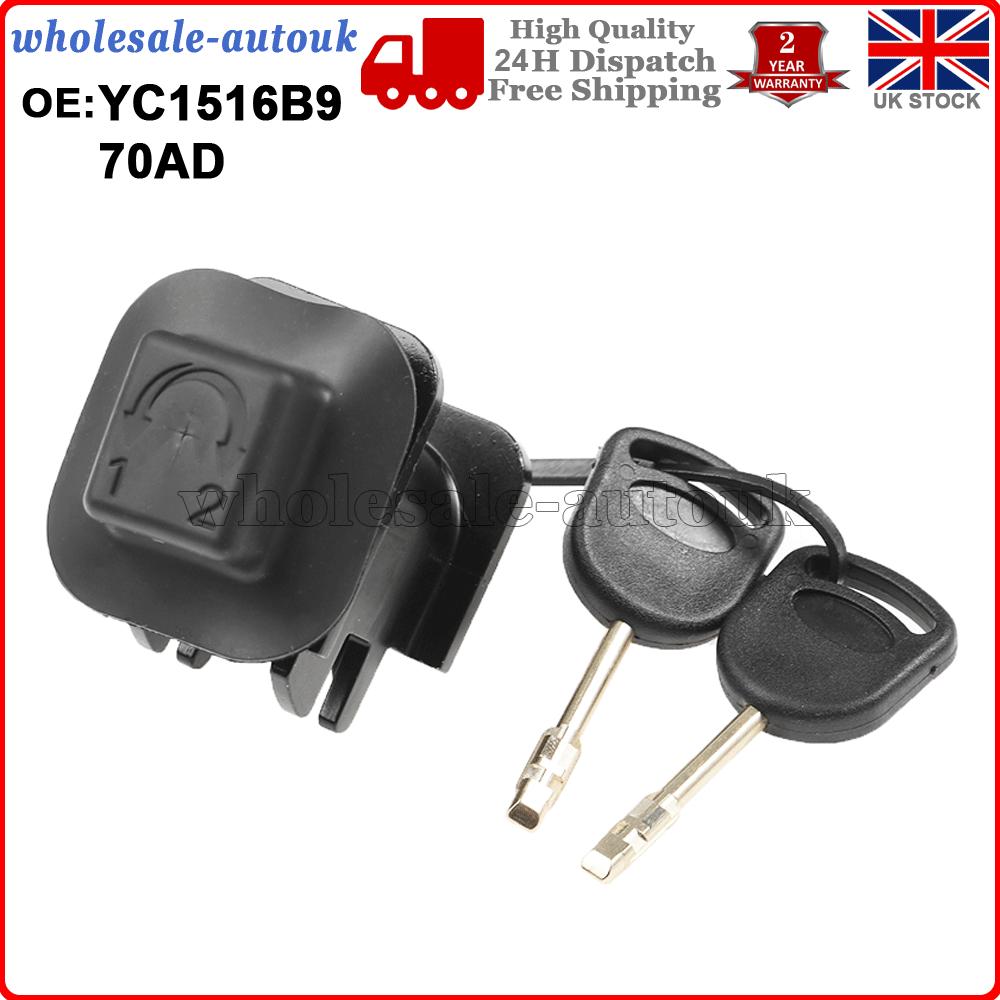Car Bonnet Hood Lock Latch Catch With 2 Keys For Ford Transit MK6 00-06 4124287