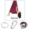150x280cm Full Set Kids Home Hanging Swing Seat Yoga Fitness Hammock Nylon Elastic Therapy Cuddle Wrap Aerial Yoga