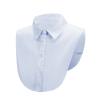 Cotton Fake Collar Solid Shirt Lapel Blouse Top Exquisite Neckline Decorative  for Men Women