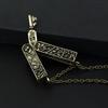Fashion Grimm Box Key Can Open Necklace Bronze Alloy Pendant Necklace for Men Women Lolita Vintage Jewelry Accessories