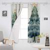 Christmas Tree Gift Box Room Curtains Large Window Bathroom Kitchen Indoor Decor Kids Room Curtain