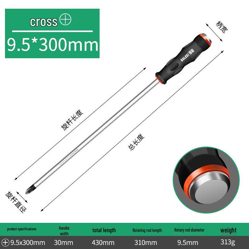 Multi-Function Screwdriver Set: Cross-Head, Slotted, Torx, Hammerable Flat-Head Tools