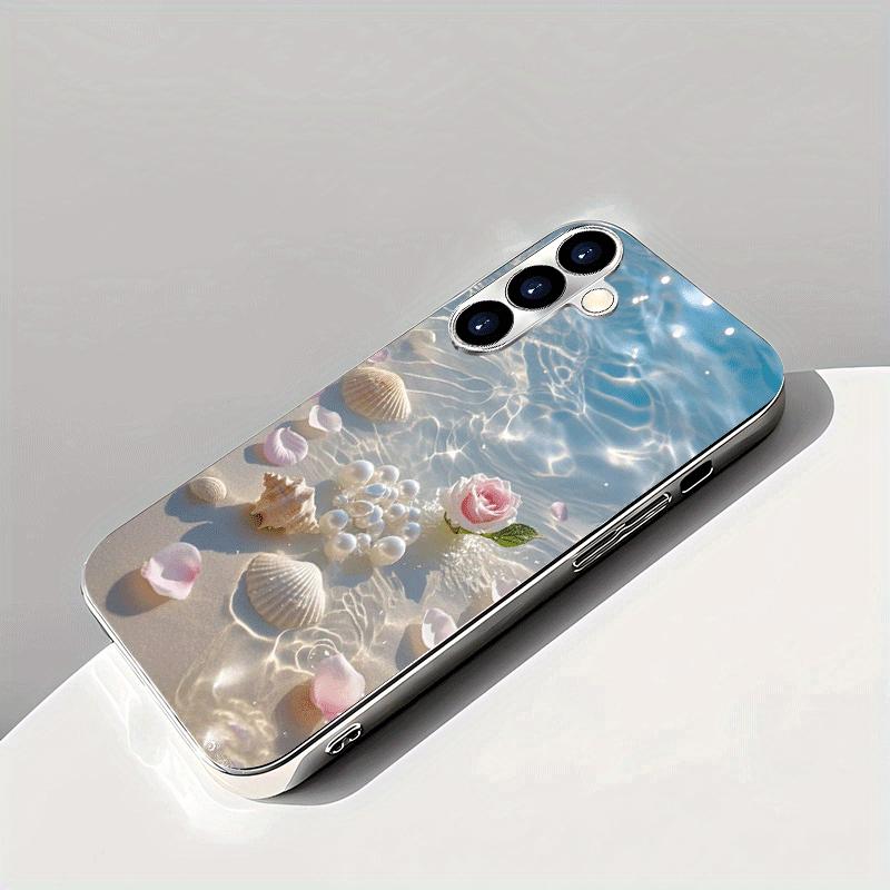 Featuring a Summer Fresh Water Surface for Samsung Galaxy S26 S25 S24 S23 S22 FE Ultra Plus Anti Drop Back Cover