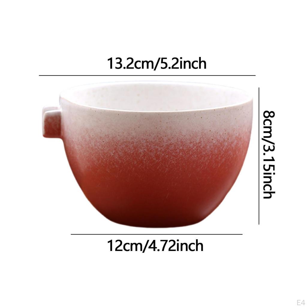 Ceramic Bowl Handcrafted Japanese Tea Cup Traditional Porcelain for Friends