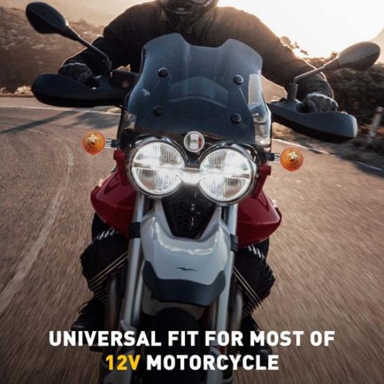 2Pcs Turn Lights Signal Amber For Suzuki Boulevard C50 C109R C90 S 40 50 83