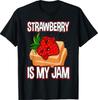 Funny Strawberry Humor T-Shirt for Men & Women - Cute Fruit Design