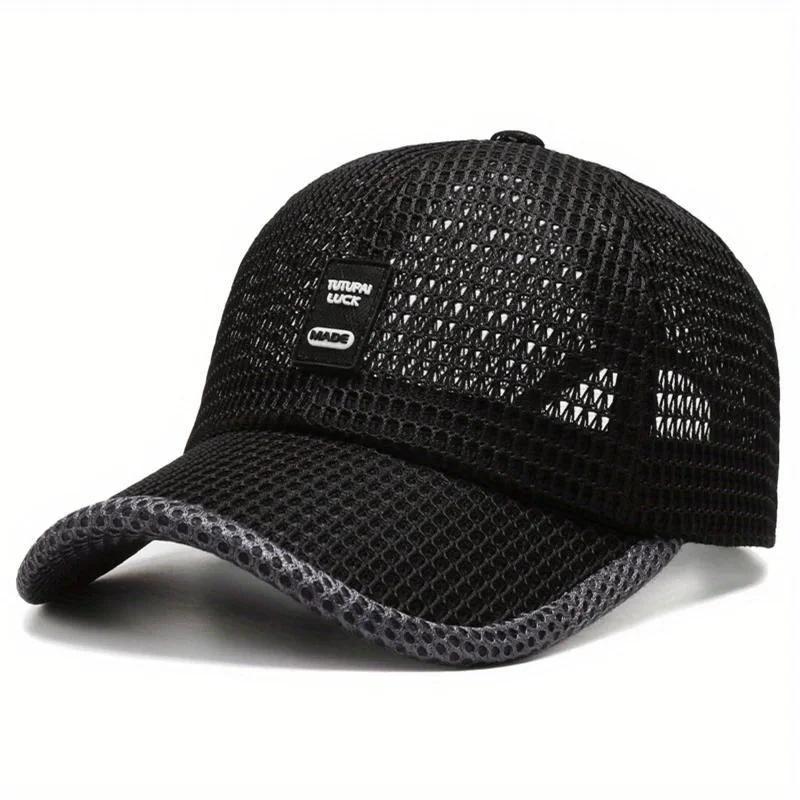 Summer Mesh Baseball Cap for Men Adjustable Breathable Caps Quick Dry Running Hat Baseball Cap for Men Women Outdoor Sports