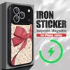 Colorful Bowknots Pattern Case For iPhone 17 Pro Max Funda iPhone 16 15 14 13 Pro Max Rugged Bumper Magnetic For Magsafe Shockproof Cover