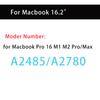 HD Screen Protector For MacBook Pro 14 M1 M2 Pro Max Air 13 15 16 Clear Laptop Soft Film