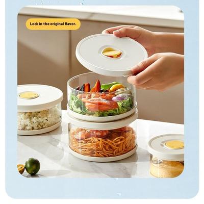 Glas luftdichte Behälter Hitzebeständig Brotdose Aufbewahrungsbox für gefrorenen Reis Salatschüssel