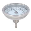 Bimetallthermometer G1/2 304 Edelstahl -15°C bis 90°C 83mm Durchmesser Hohe Genauigkeit Grillther