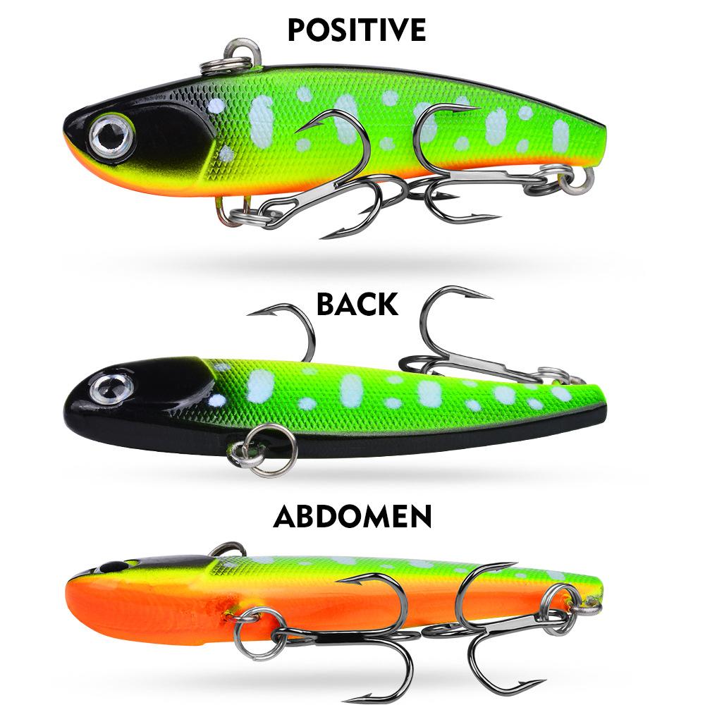 Lure Bait Pencil VIB 6cm 11g Bionic Fishing Lure ABS Plastic Bait 8 # Three Hooks Fake Fishing Lures In Stock