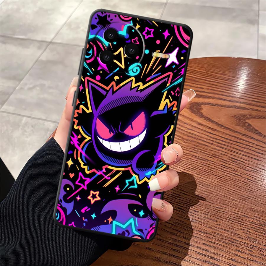 Anime Pokemon Gengar Handyhülle Case für Xiaomi Redmi 14C A1 A2 Plus K40 K80 Pro 9 A5 A3 12C A4 13C 10