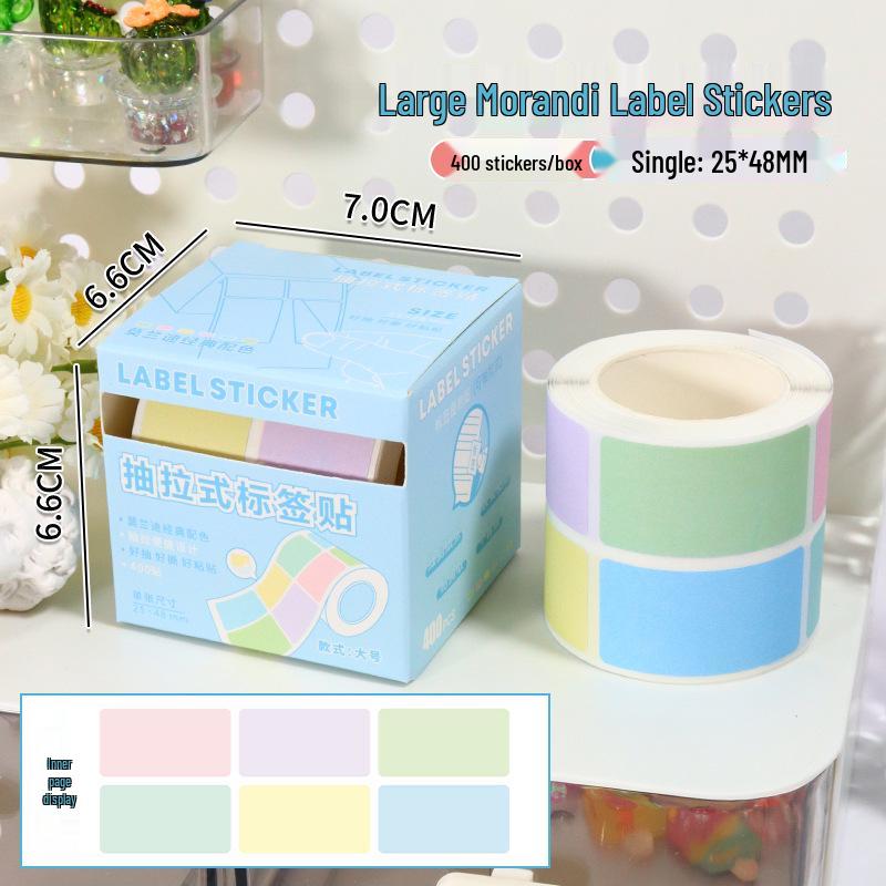 Morandi Adhesive Sticky Note Index Markers for Students