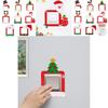 Playful Switch Christmas Decals Vibrant Fabric Decorations Featuring Merry Reindeer And Snowman