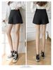 Women's High Waist Wide Leg Suit Shorts - Slimming, Versatile Casual Wear for All Seasons