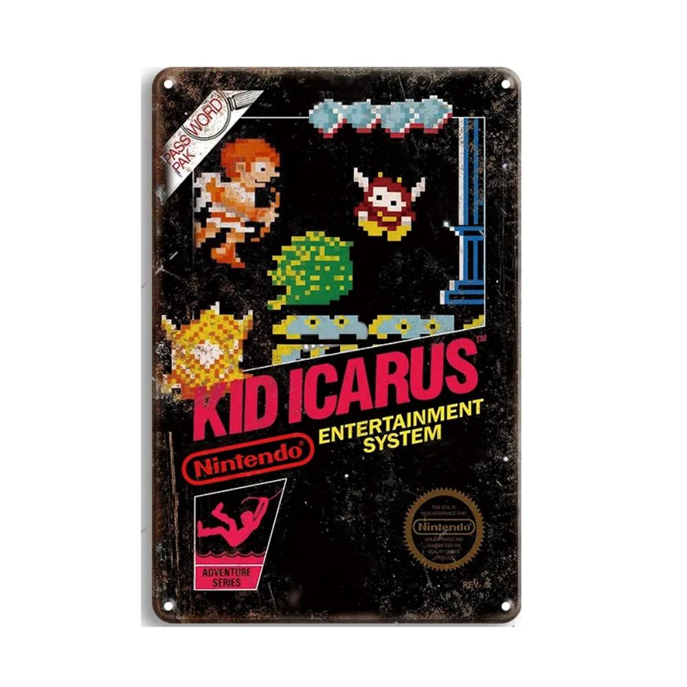 Arcade Game Reproduction Metal Sign Vintage Wall Plates Decor Retro Metal Poster Wall Tin Plates