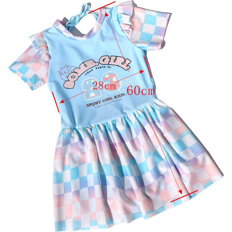 Girls' Sweet Princess One-Piece Swimsuit for Toddlers & Kids - Ideal for Beach & Hot Springs