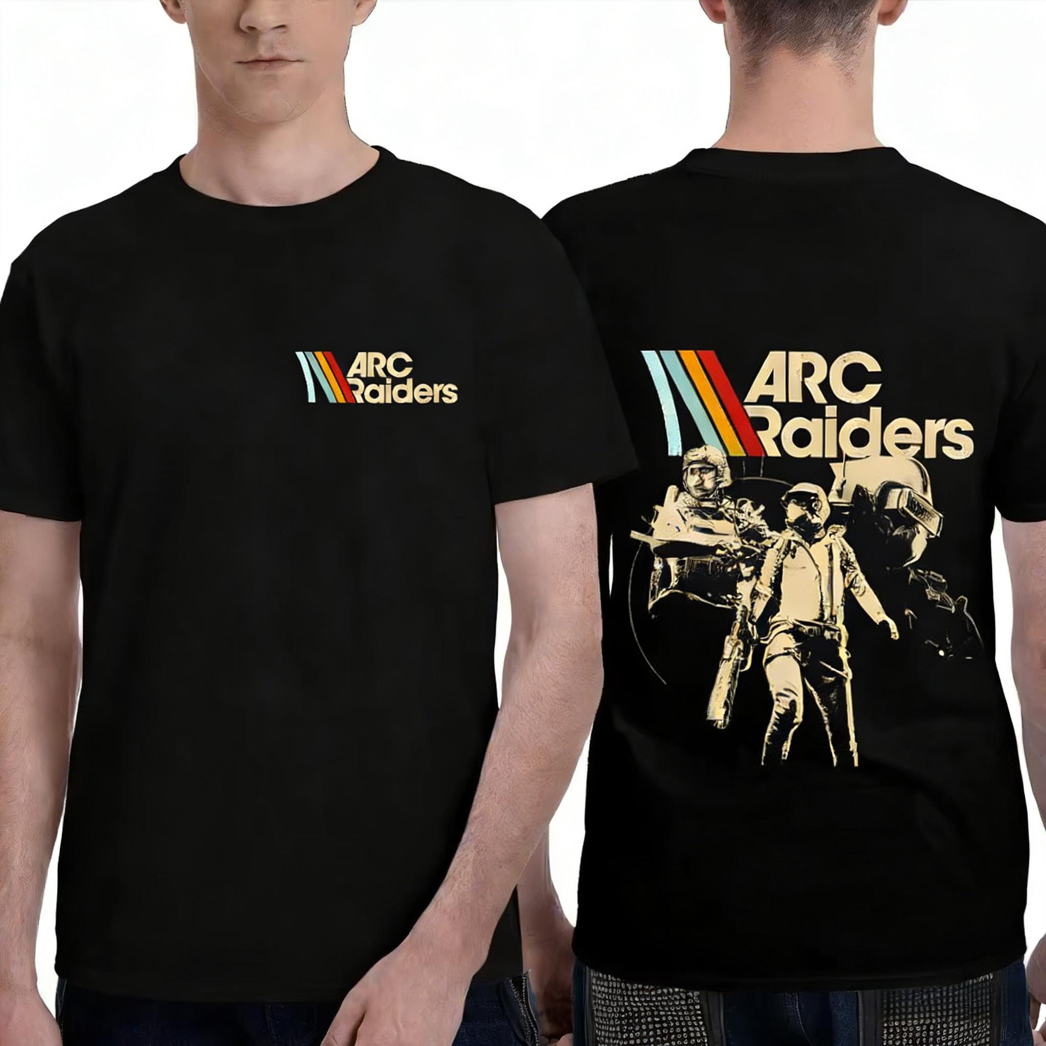 Полосатые футболки ARC Raiders Свитшот ARC Hot Game Survival Evolved Подарки для геймера Одежда Унисекс Винтажные Топы для любителей игр 3XL