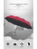 Umbrella Sunny And Rainy Automatic With Printed Logo Black Plastic Spf Sunscreen Threefolding Design