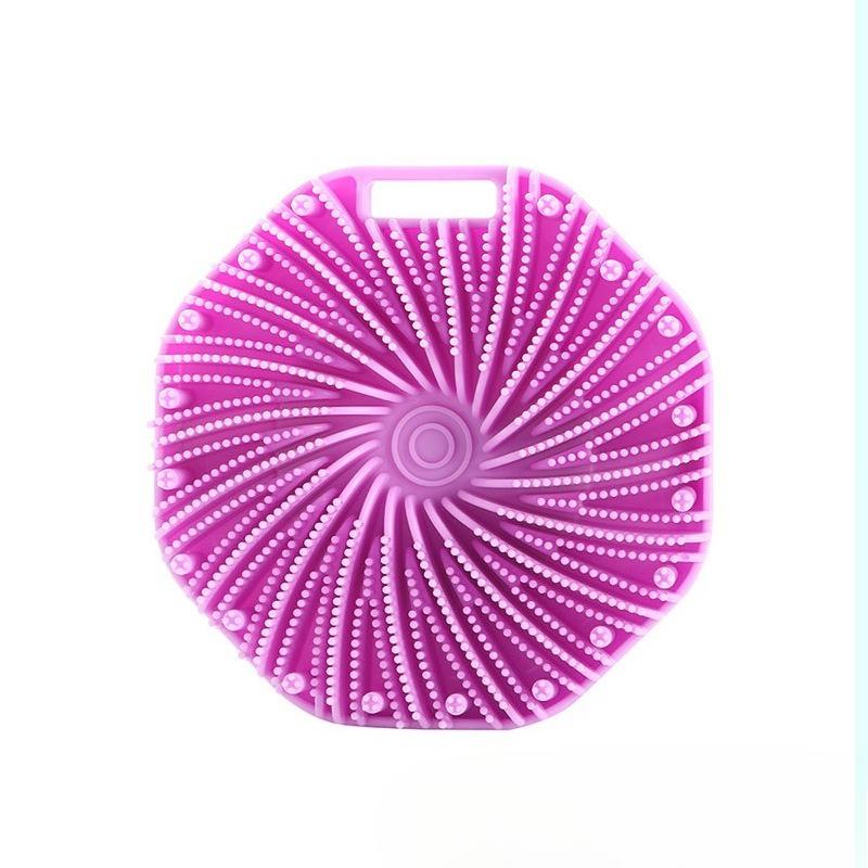 Soft Silicone Exfoliating Brush Cleanser Manual Body Cleansing Scrubber Shower Gentle Massage Bath Brush Bathroom Accessorie