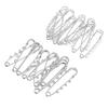 20pcs Large Safety Pins Heavy Duty 7 4 Loops Assorted Alloy Brooch Pins DIY Accessories Clothing Safety Pins for for
